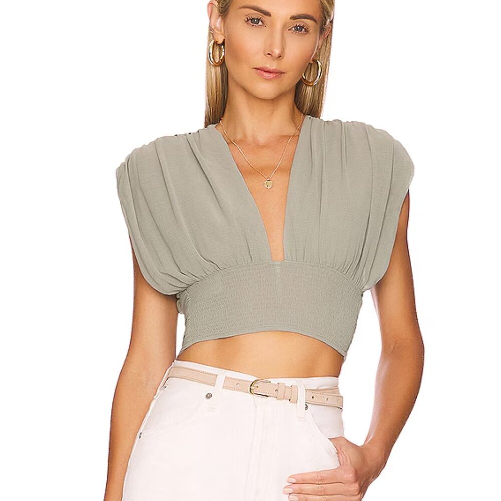 NWT‎ Free People Aria Top Seagrass XS